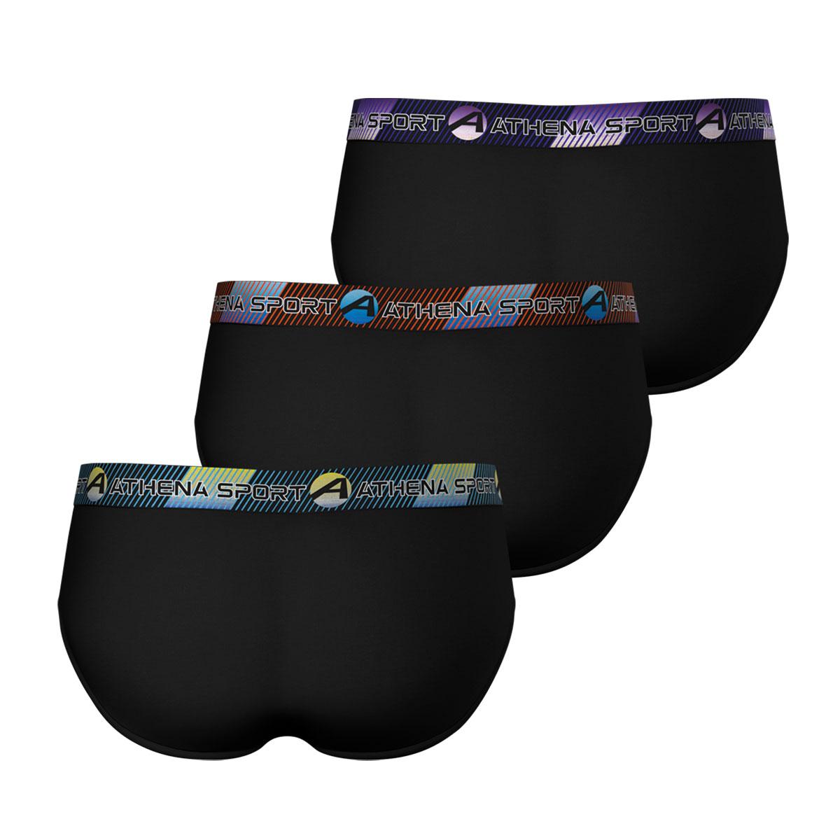 Lot de 3 slips homme Training Dry Athena