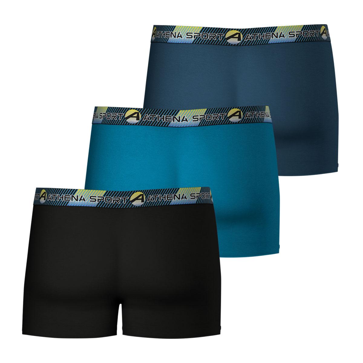 Lot de 3 boxers long homme Training Dry Athena