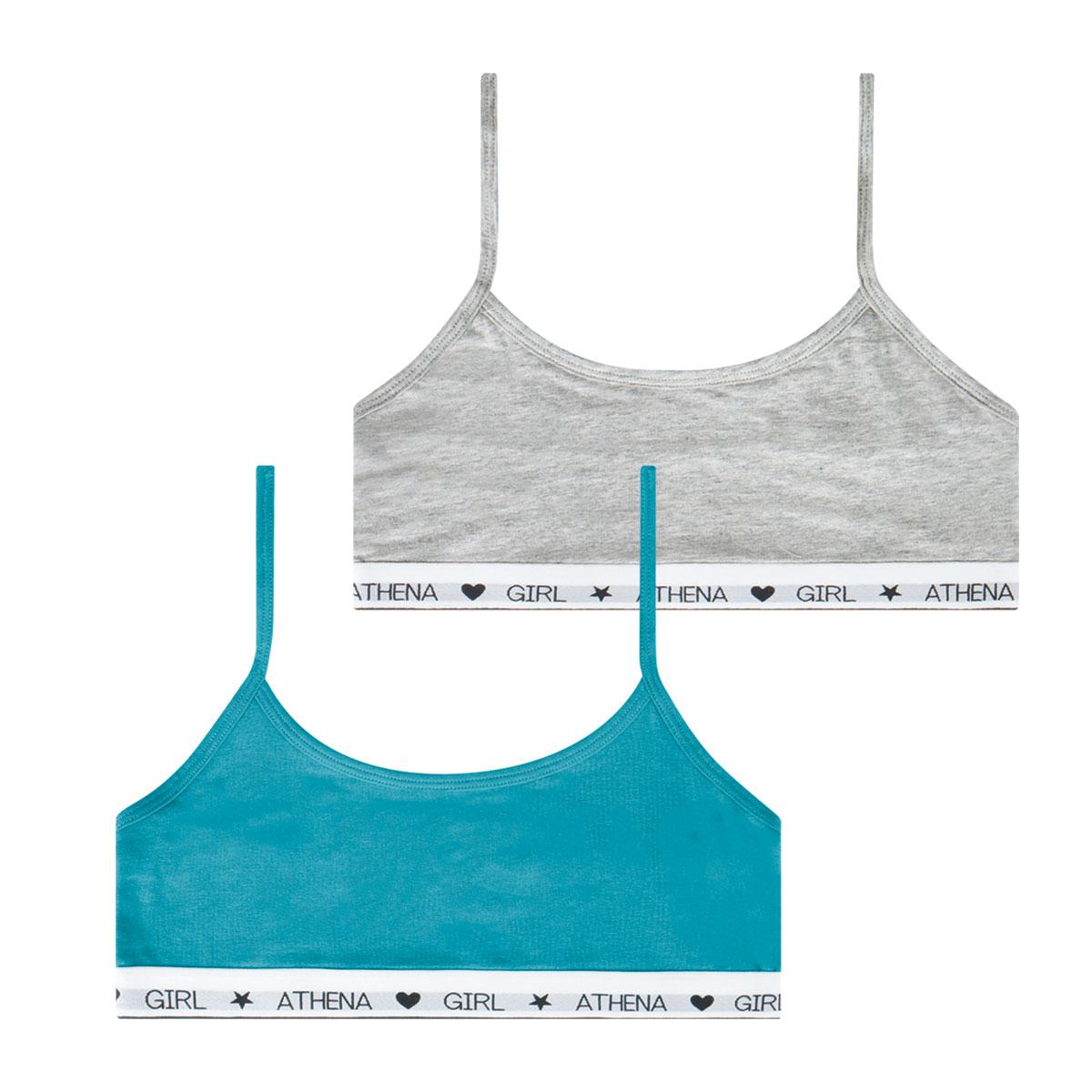 Lot de 2 brassières Coton Ultra Doux by Athena Fille