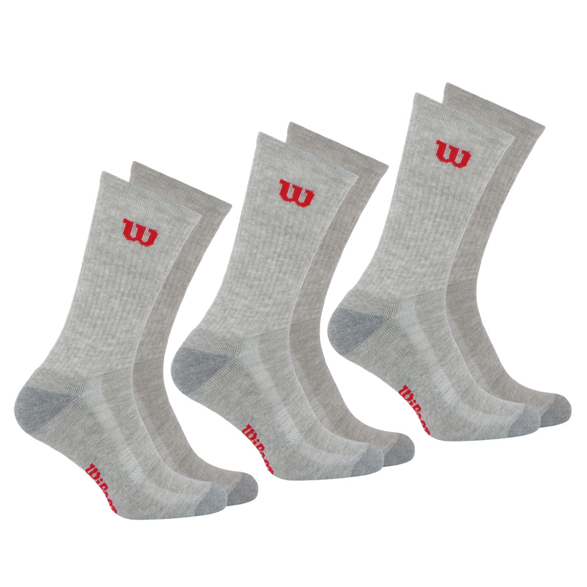 WILSON Lot De 3 Paires Chaussettes Sport Fille - Ultra Courtes Et Confortables
