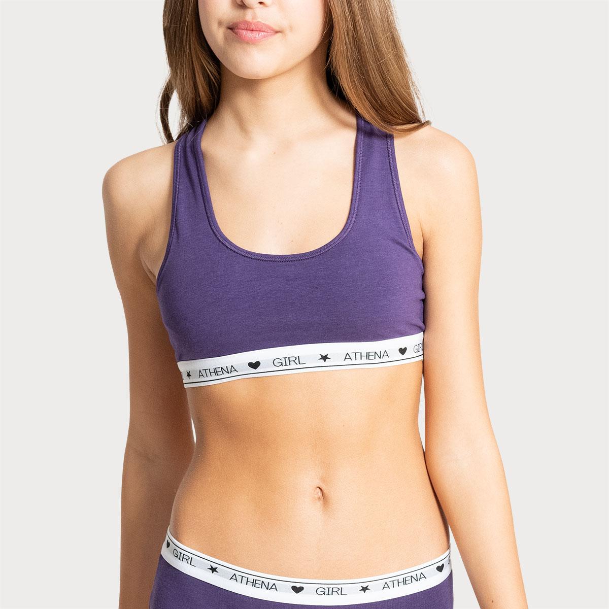 Brassière à coques amovibles fille Coton Ultra Doux Athena Fille