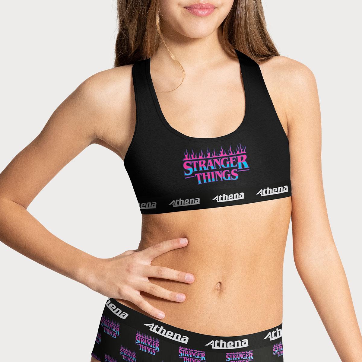 Brassière dos nageur fille Stranger Things Athena