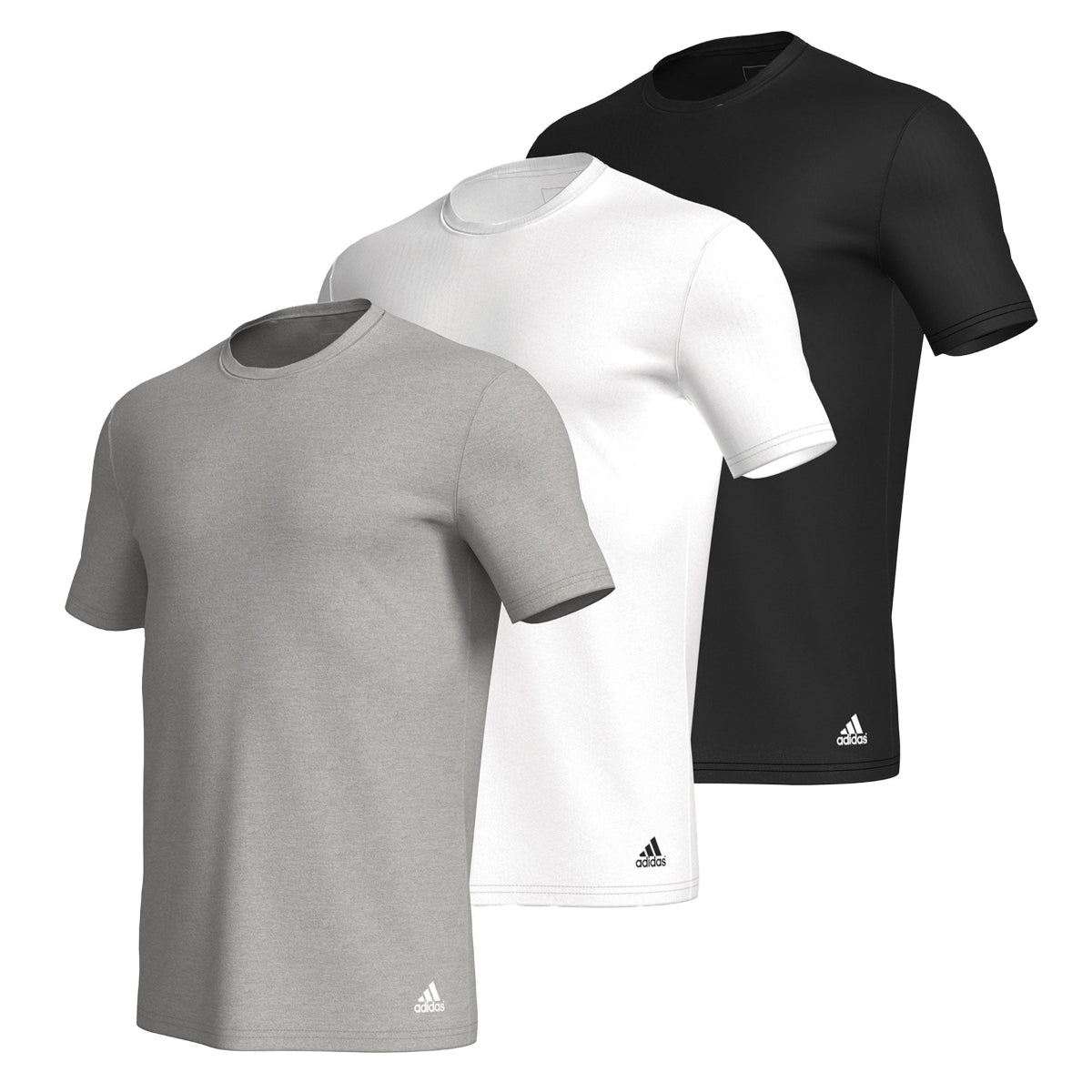 Lot de 3 tee-shirts col rond homme Active Core Coton Adidas