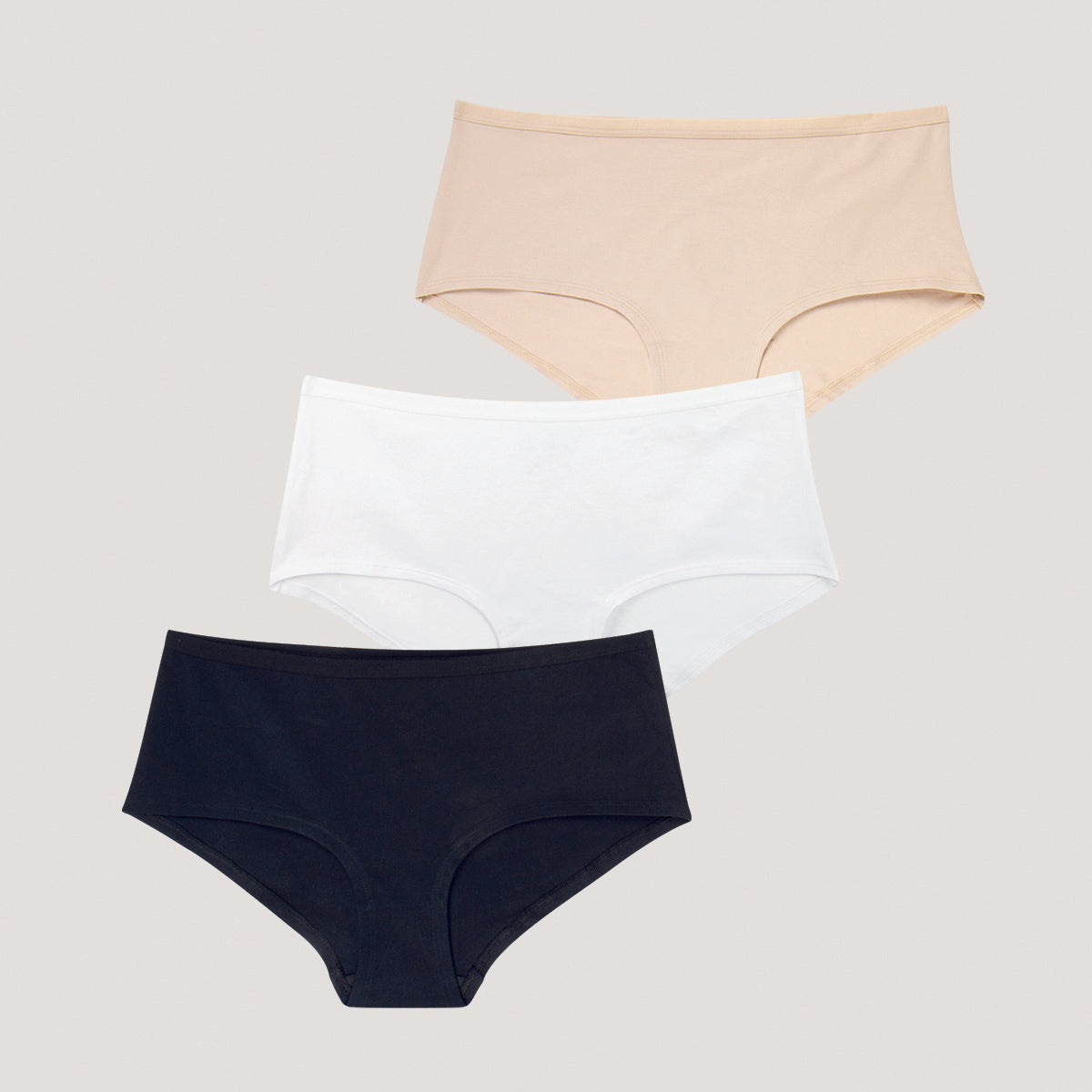 Lot de 3 shortys femme Ecopack Basic Athena