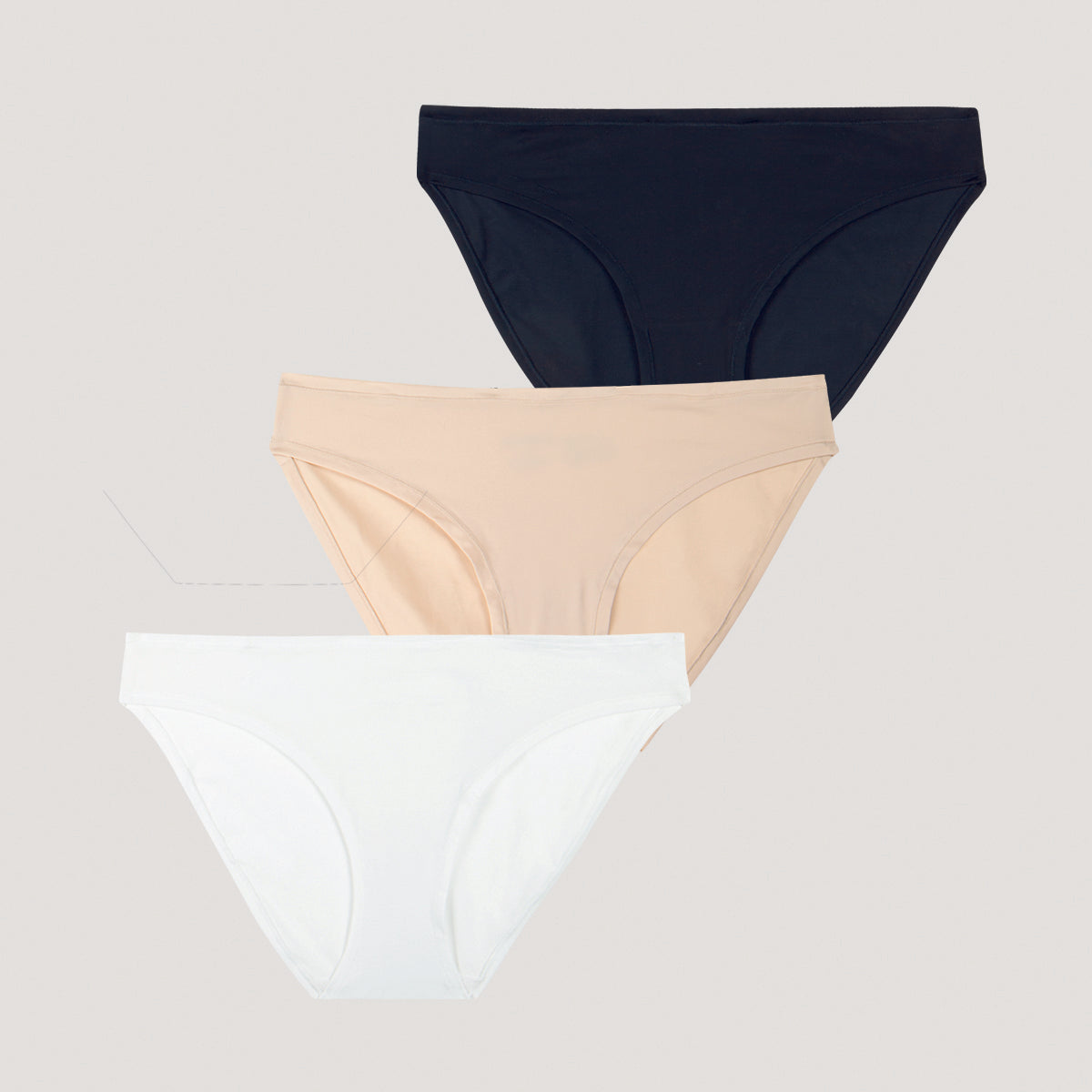 Lot de 3 culottes femme Ecopack Micro Athena