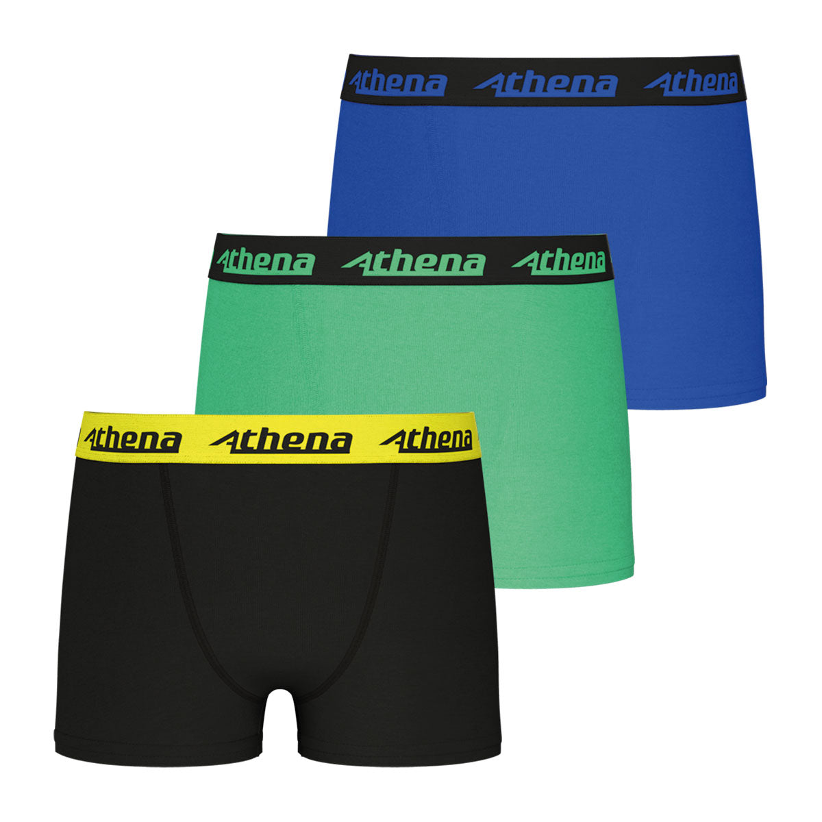 Lot de 3 boxers garçon Trio Choc Ecopack Athena