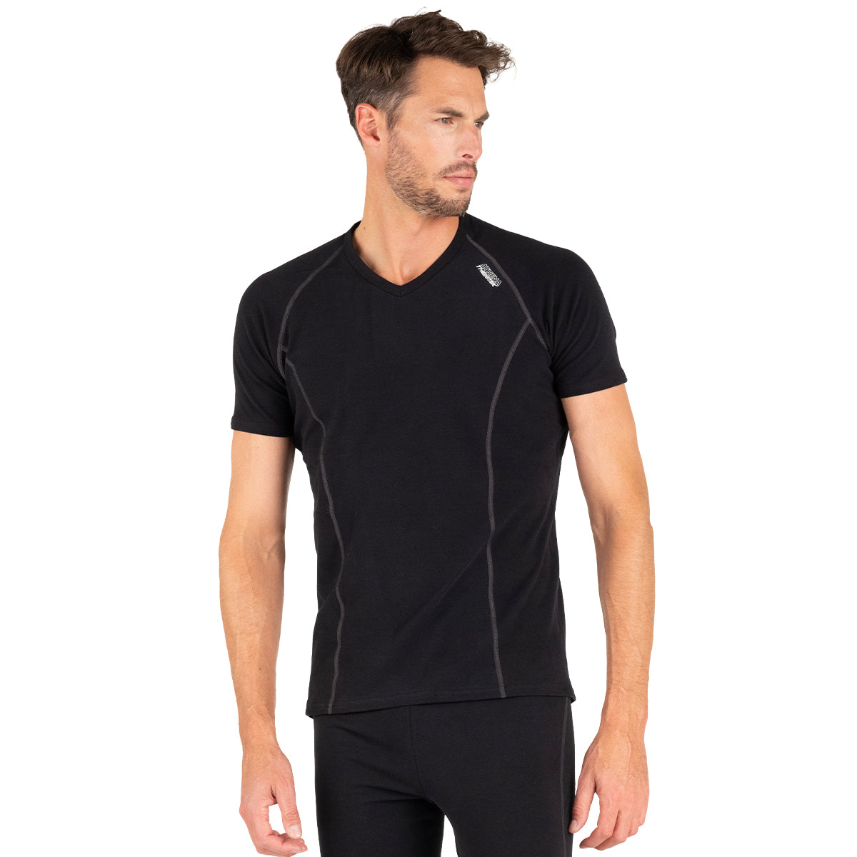 Tee-shirt manches courtes col v homme Thermik Athena