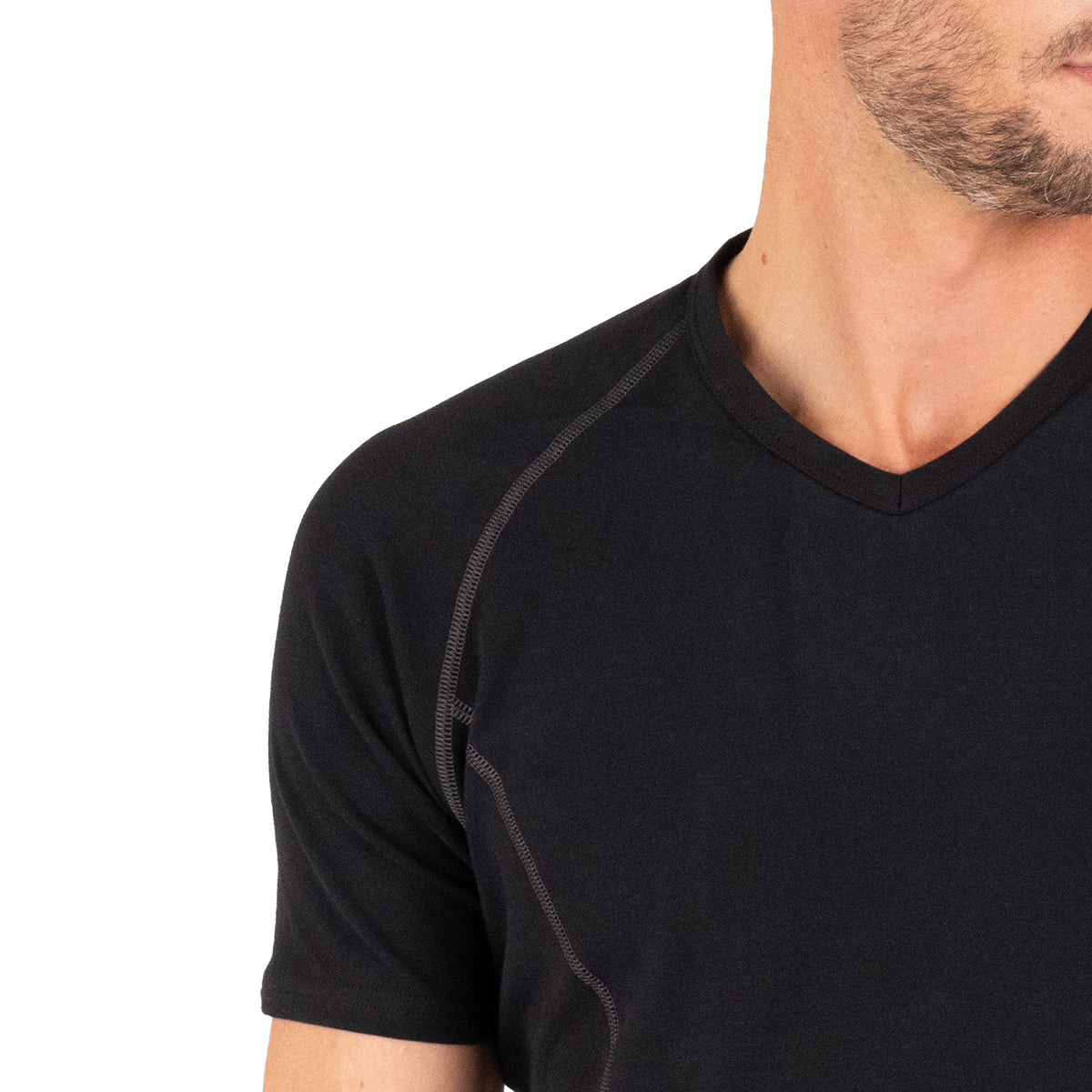 Tee-shirt manches courtes col v homme Thermik Athena