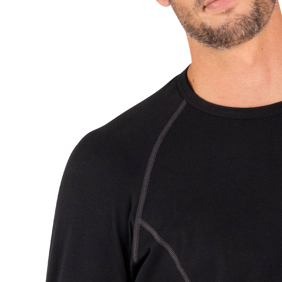 Tee-shirt manches longues col rond homme Thermik Athena