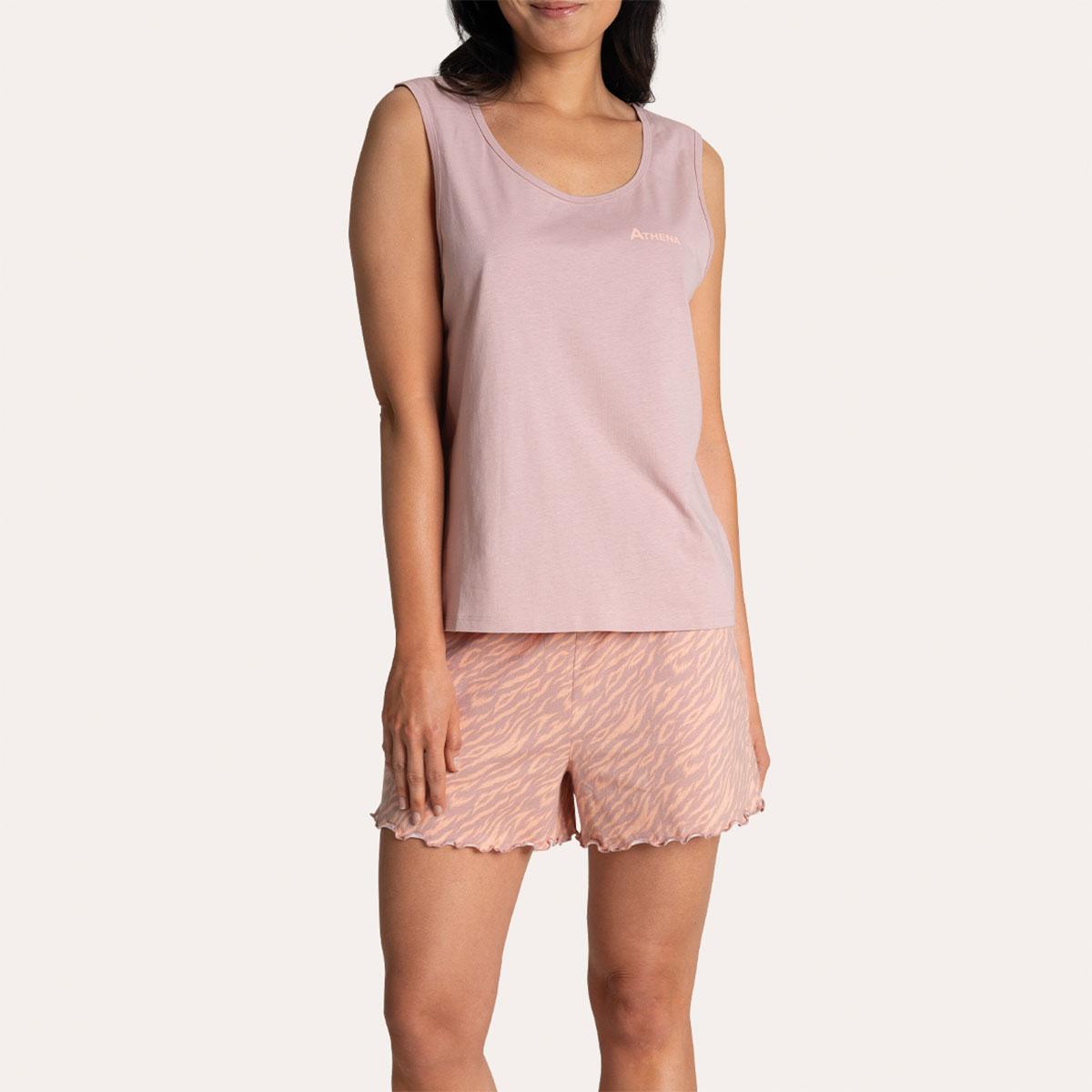 Pyjama court femme Ecopack Athena