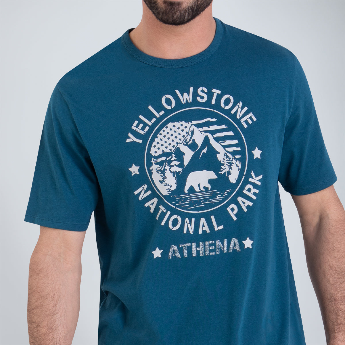 Pyjama court col rond homme Ecopack Athena