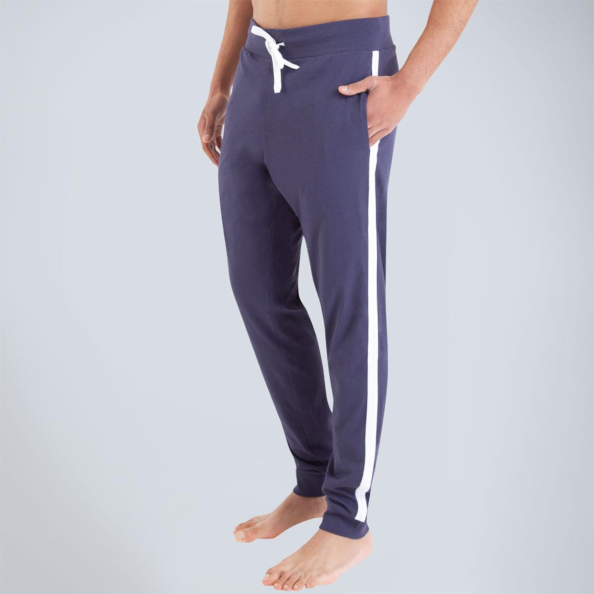 Pyjama long col rond homme Homewear Athena