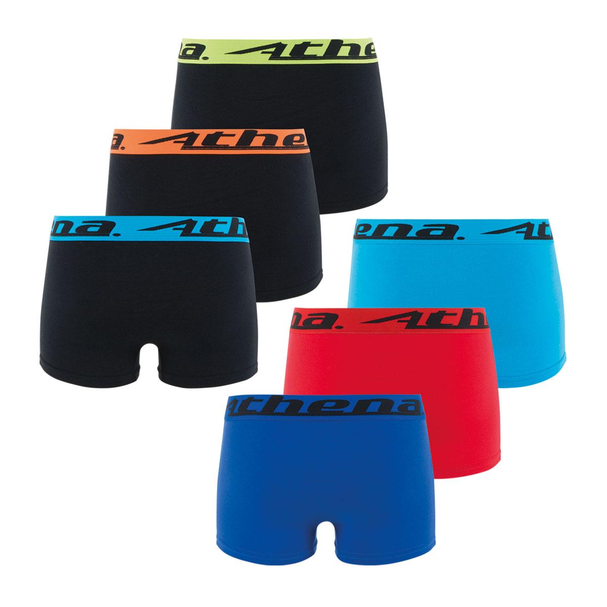 Lot de 6 boxers garçon Trio Choc Athéna - Athena