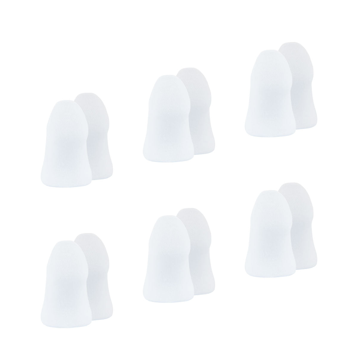 Lot de 6 paires de socquettes invisibles homme Essentiel Wilson