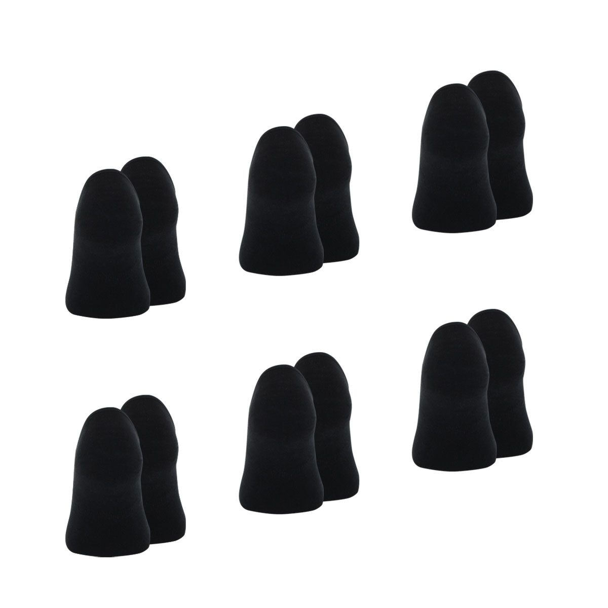 Lot de 6 paires de socquettes invisibles homme Essentiel Wilson