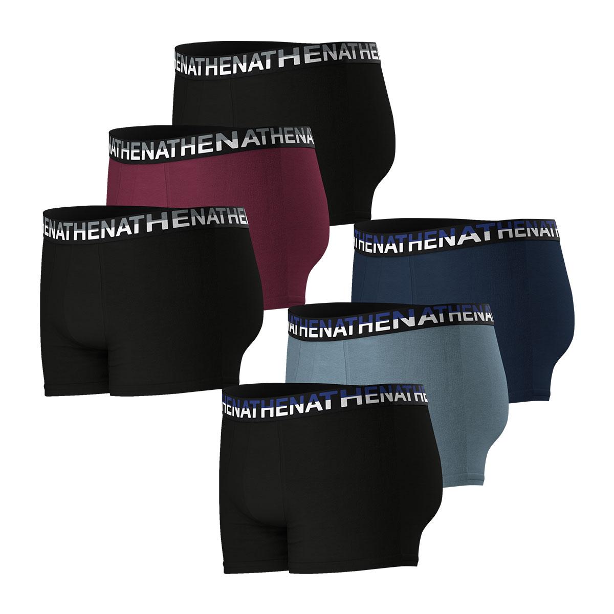 Lot de 6 boxers homme Eco Pack Athena