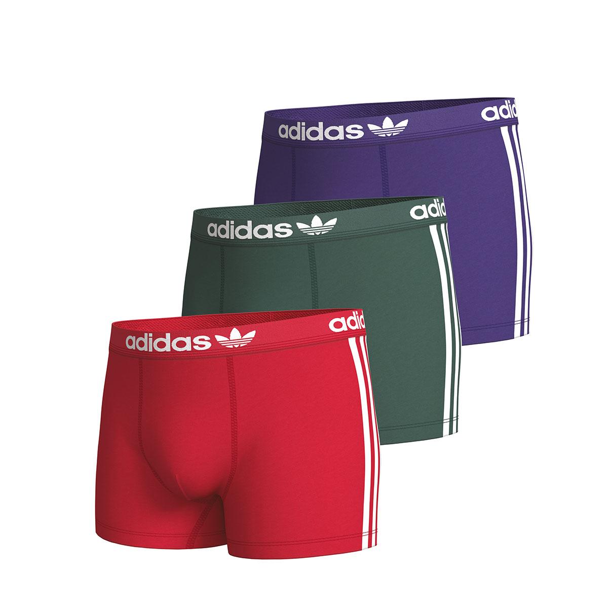 Lot de 3 boxers homme Comfort Cotton Flex 3 Stripes Adidas Original