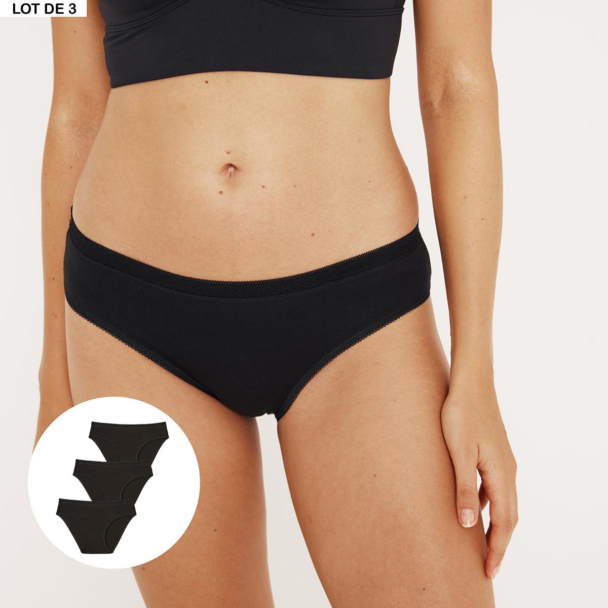 Lot de 3 slips femme Ecopack Basic Athena