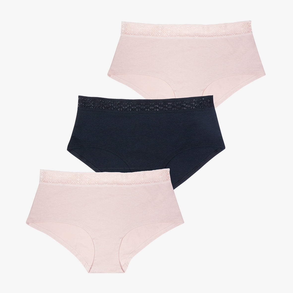 Lot de 3 boxers femme Trio Dentelle Athena