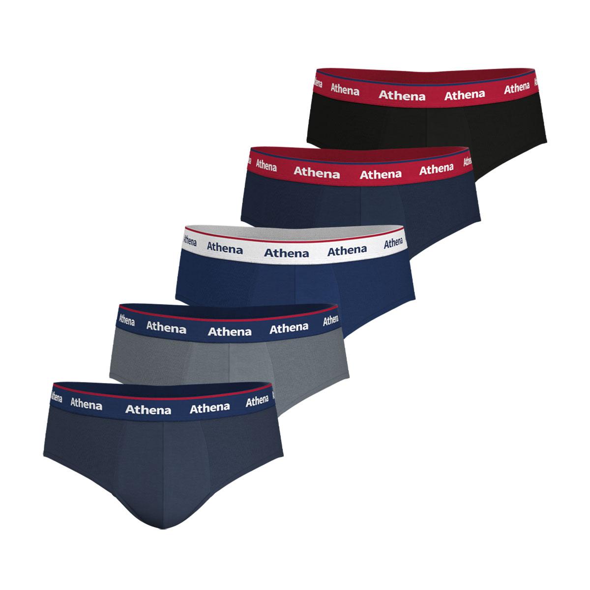 Lot de 5 slips homme Supporter Athena