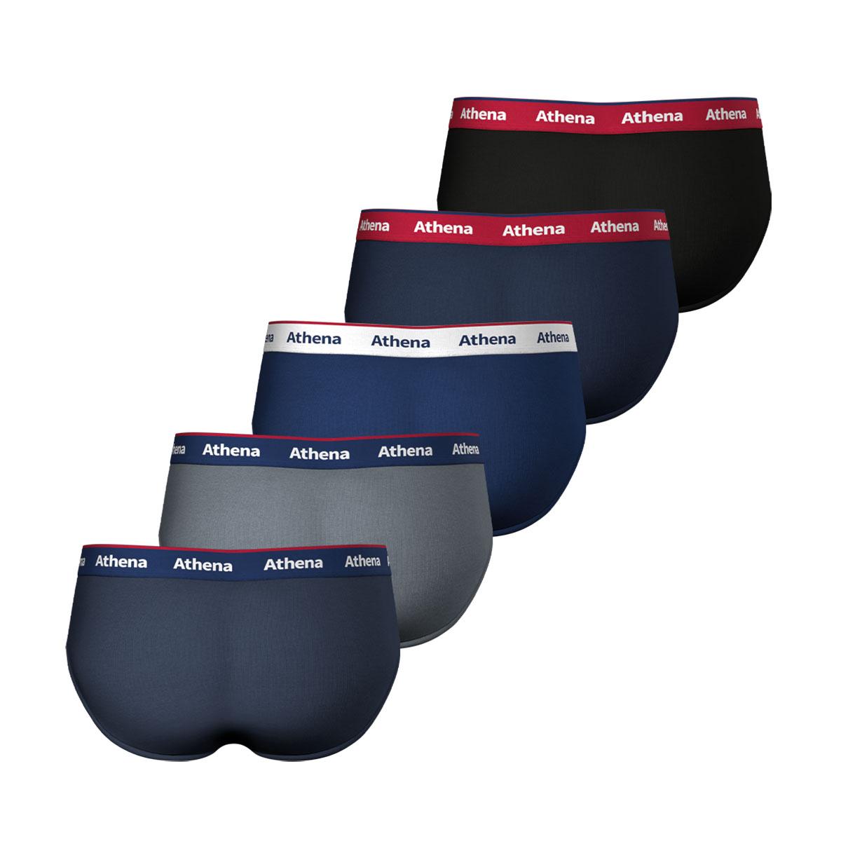 Lot de 5 slips homme Supporter Athena