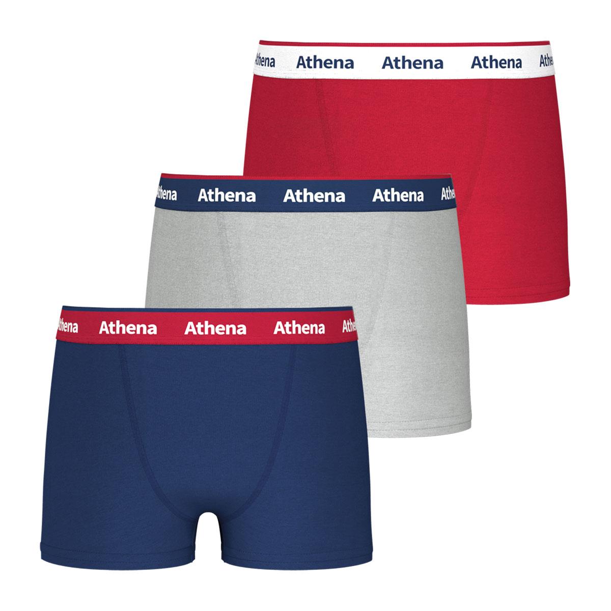 Lot de 3 boxers garçon Supporter Athena