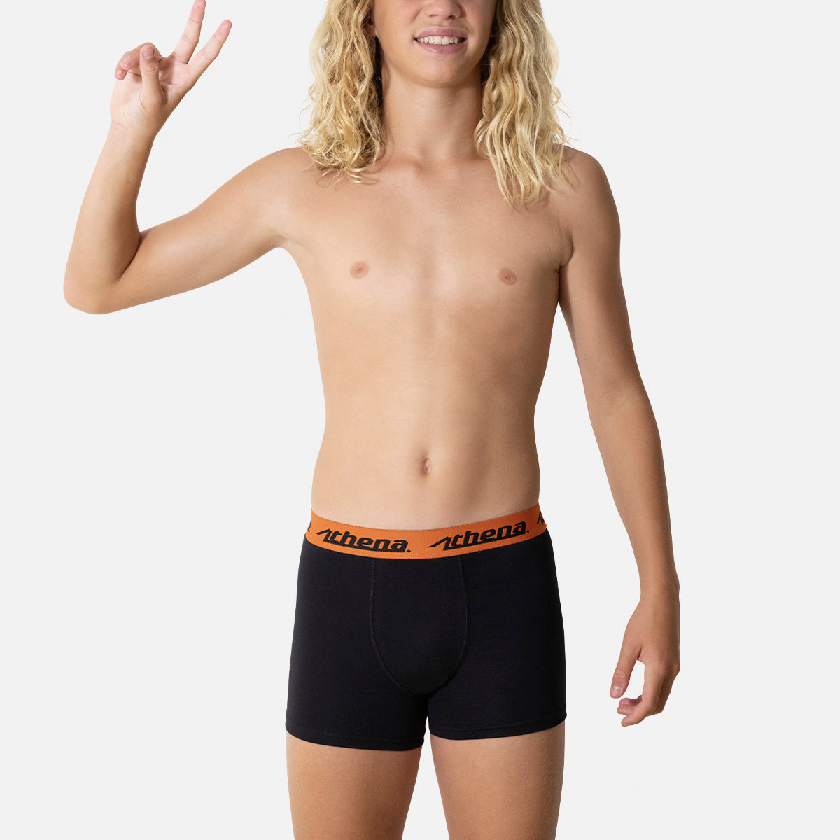 Lot de 3 boxers garçon Ecopack Trio Choc Athena