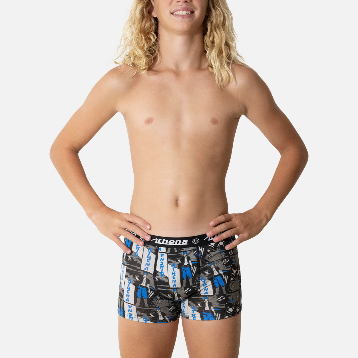 Lot de 3 boxers garçon Ecopack Trio Pop Athena