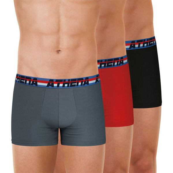 Lot de 3 boxers courts coton stretch main image 0
