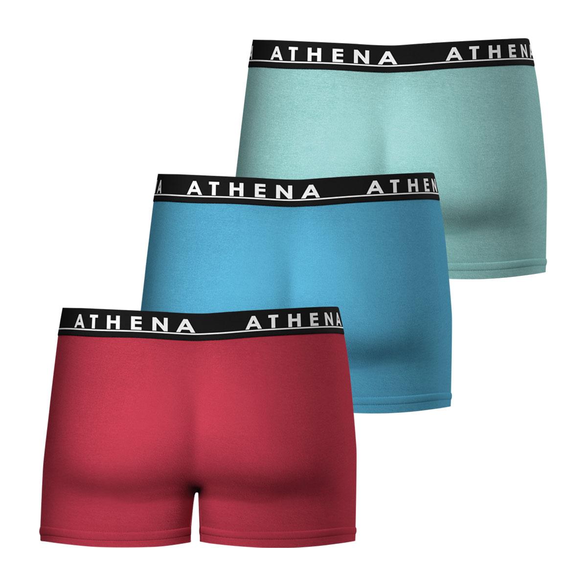 Lot de 3 boxers homme Easy Color Athena