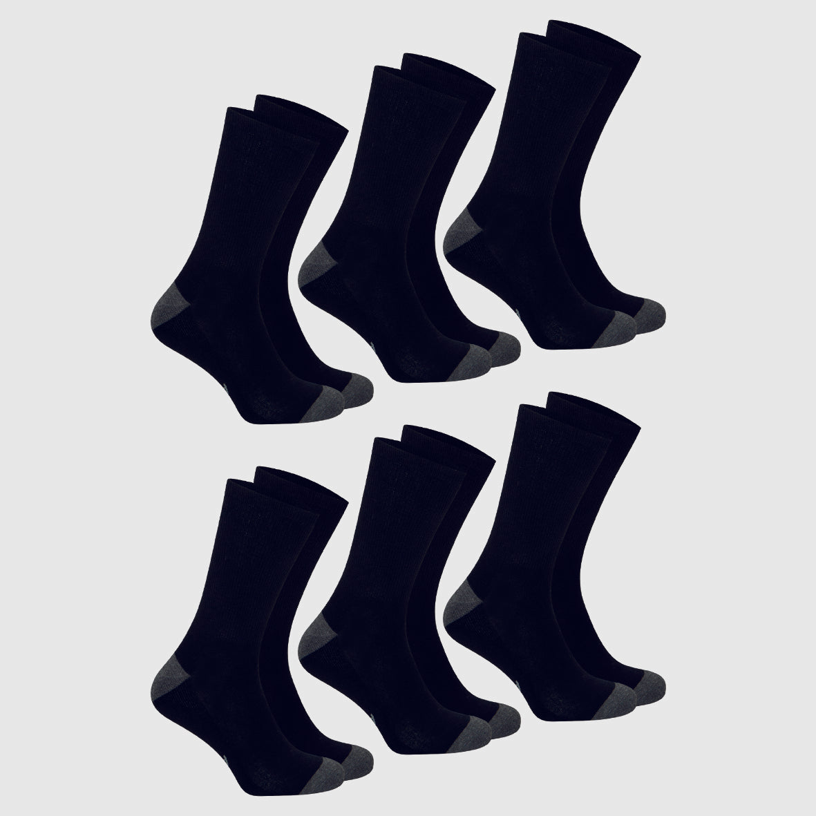 Lot de 6 mi-chaussettes homme Ecopack Sport Athena