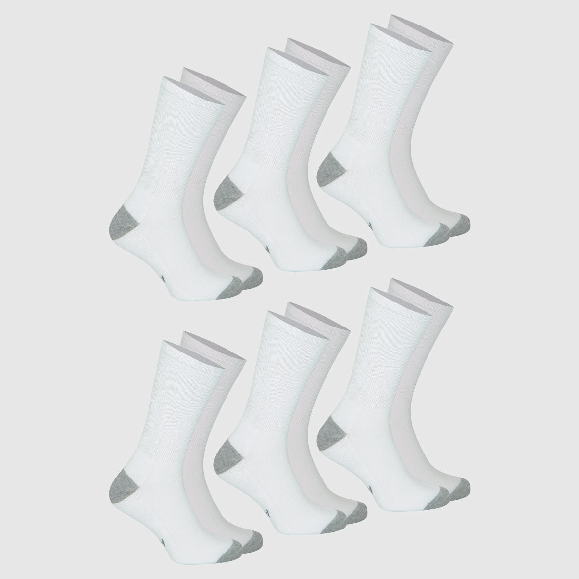 Lot de 6 mi-chaussettes homme Ecopack Sport Athena