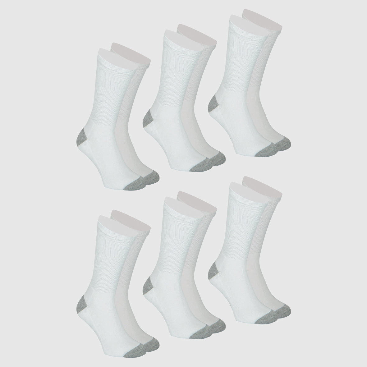 Lot de 6 mi-chaussettes homme Ecopack Sport Athena