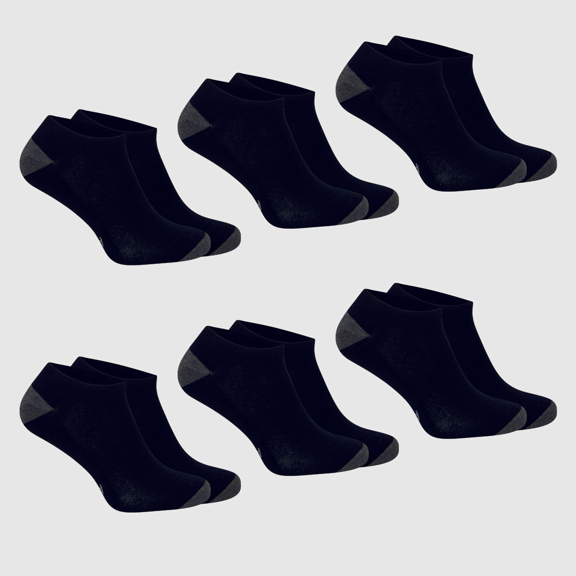 Lot de 6 paires de socquettes homme Ecopack Sport Athena