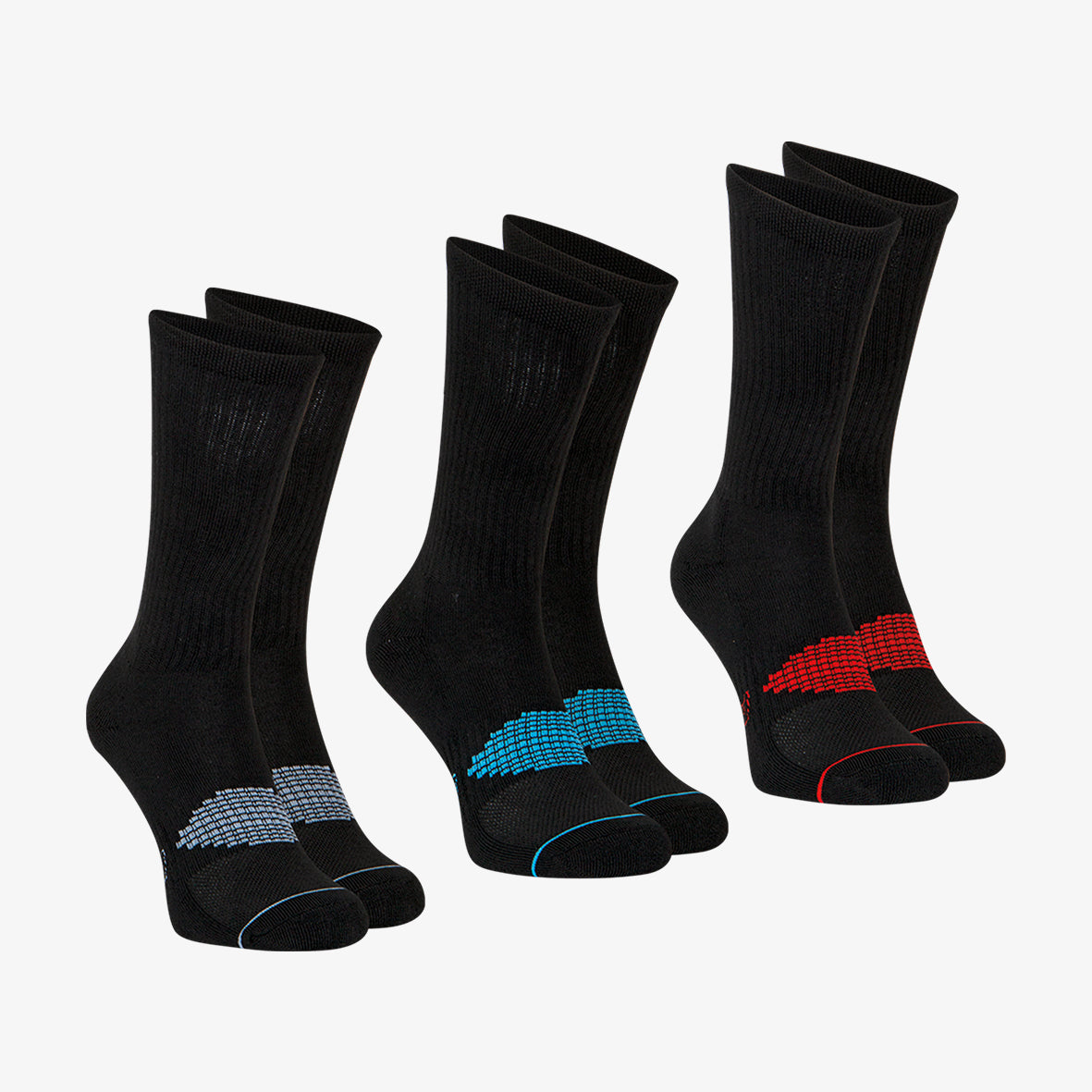 Lot de 3 mi-chaussettes homme Training Dry Athena