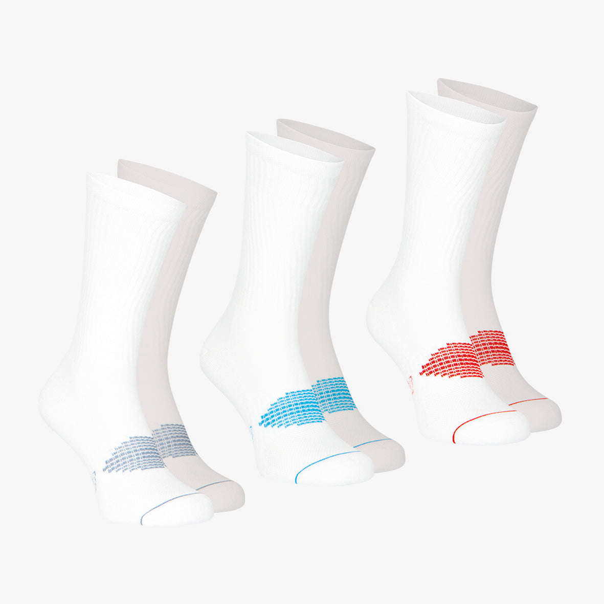 Lot de 3 mi-chaussettes homme Training Dry Athena