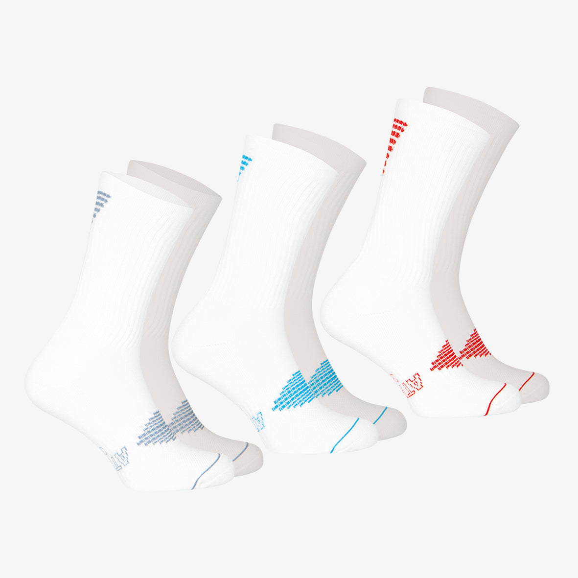 Lot de 3 mi-chaussettes homme Training Dry Athena