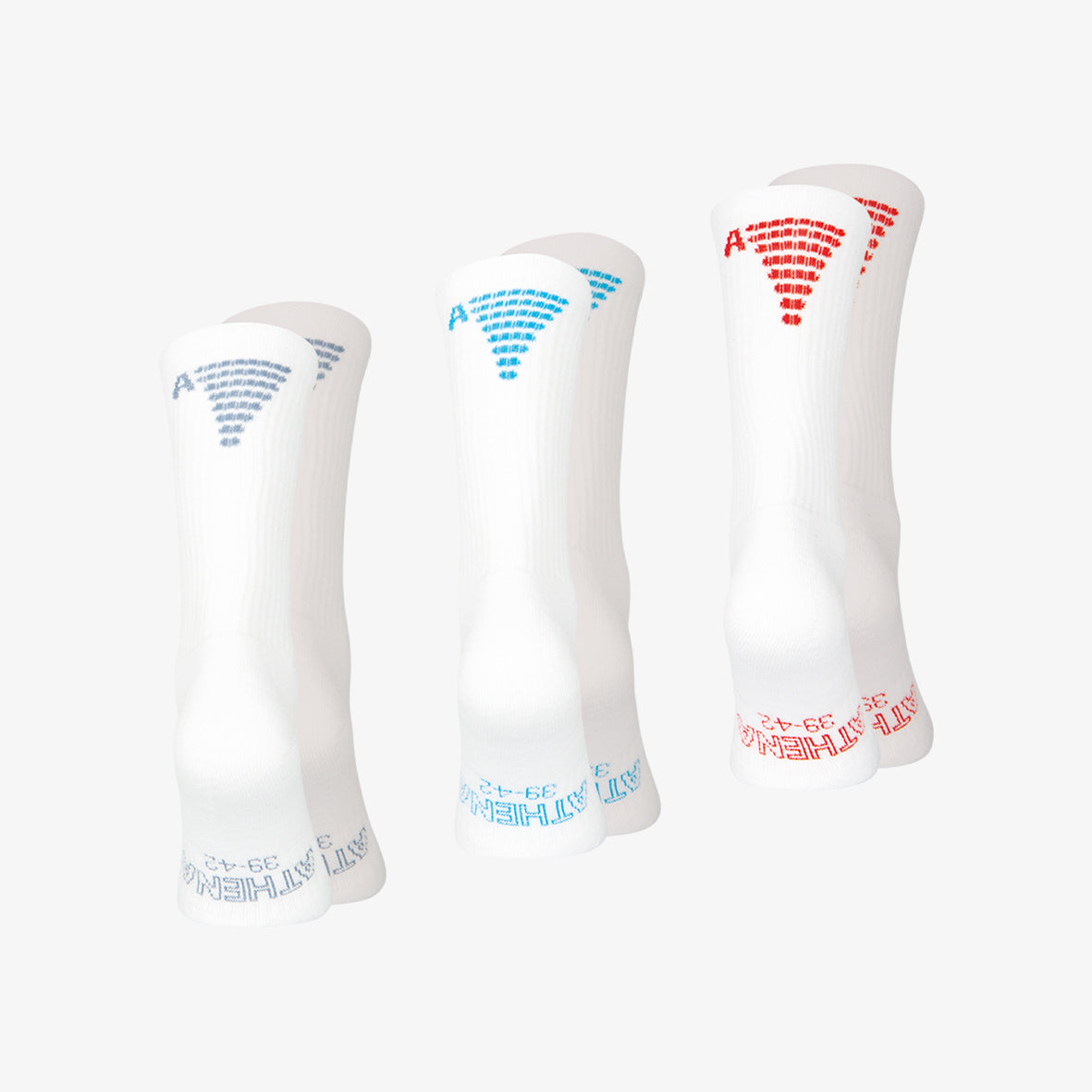 Lot de 3 mi-chaussettes homme Training Dry Athena