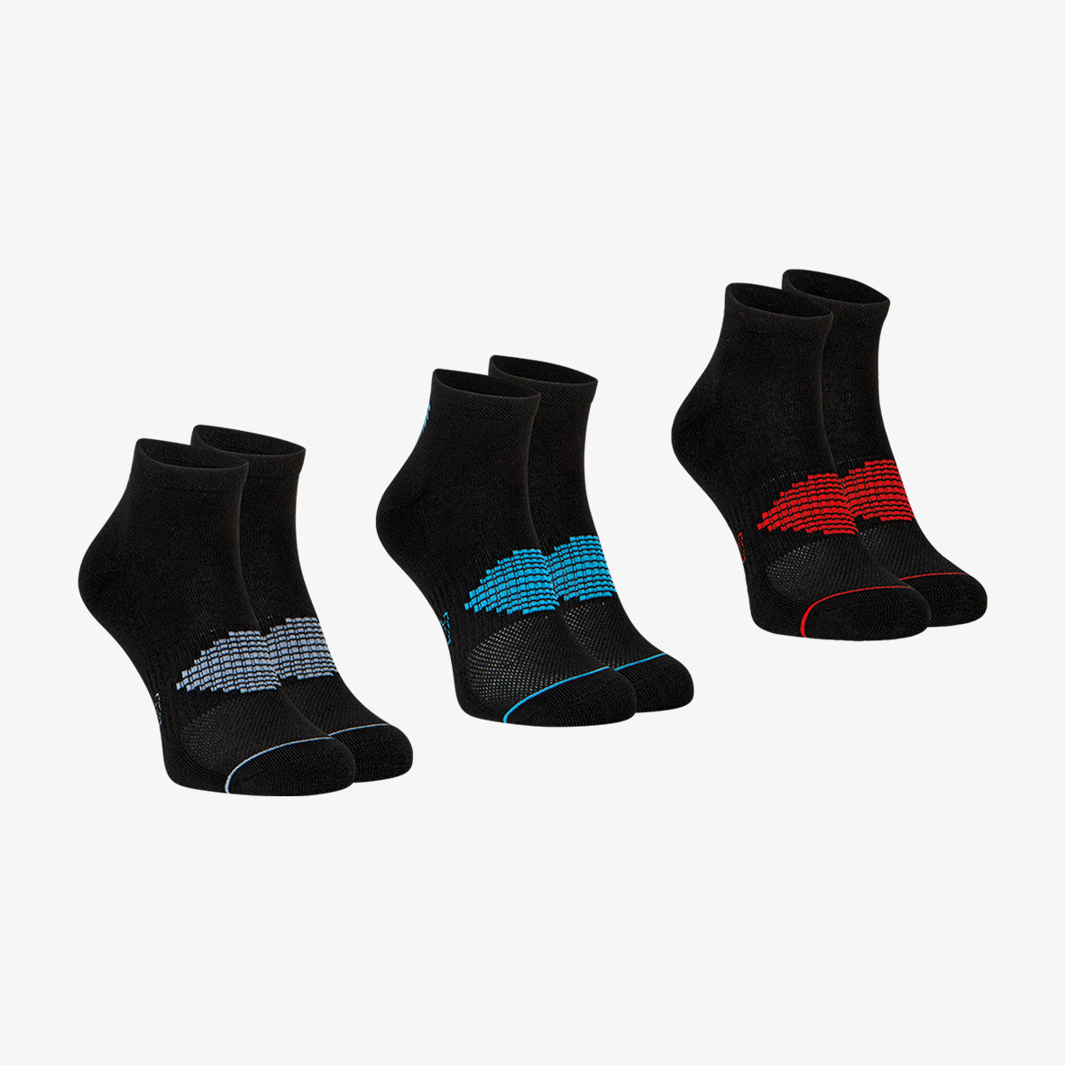 Lot de 3 paires de socquettes homme Training Dry Athena