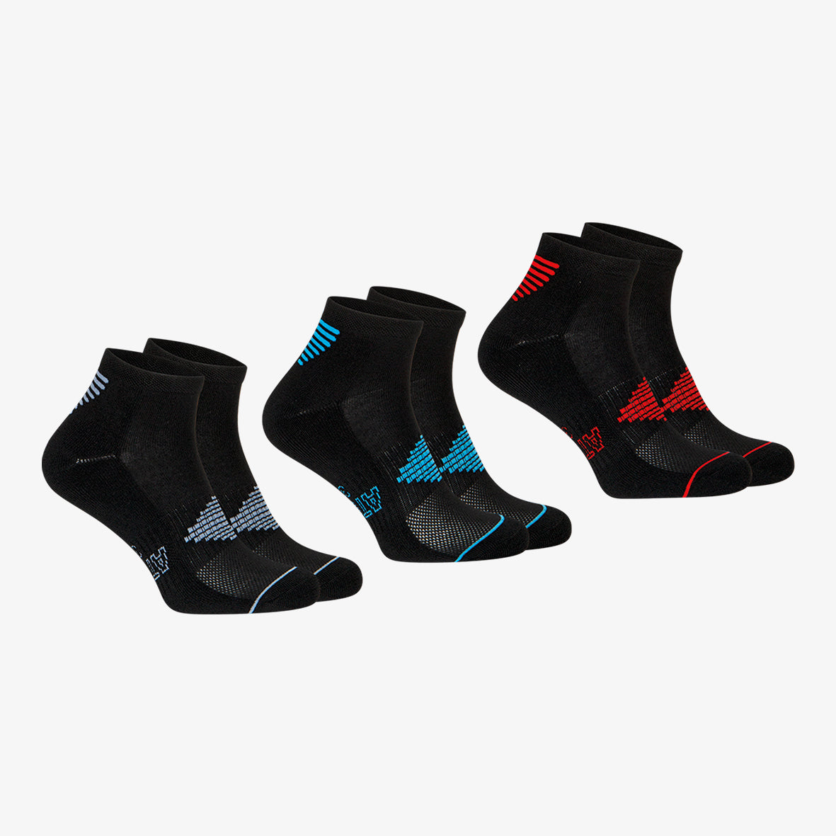 Lot de 3 paires de socquettes homme Training Dry Athena