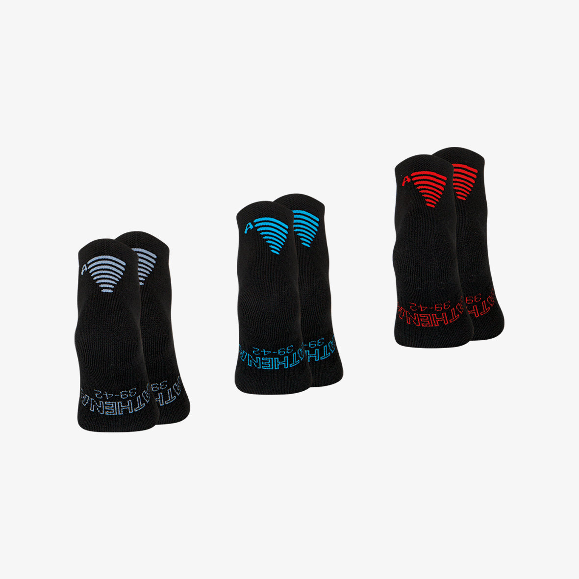 Lot de 3 paires de socquettes homme Training Dry Athena