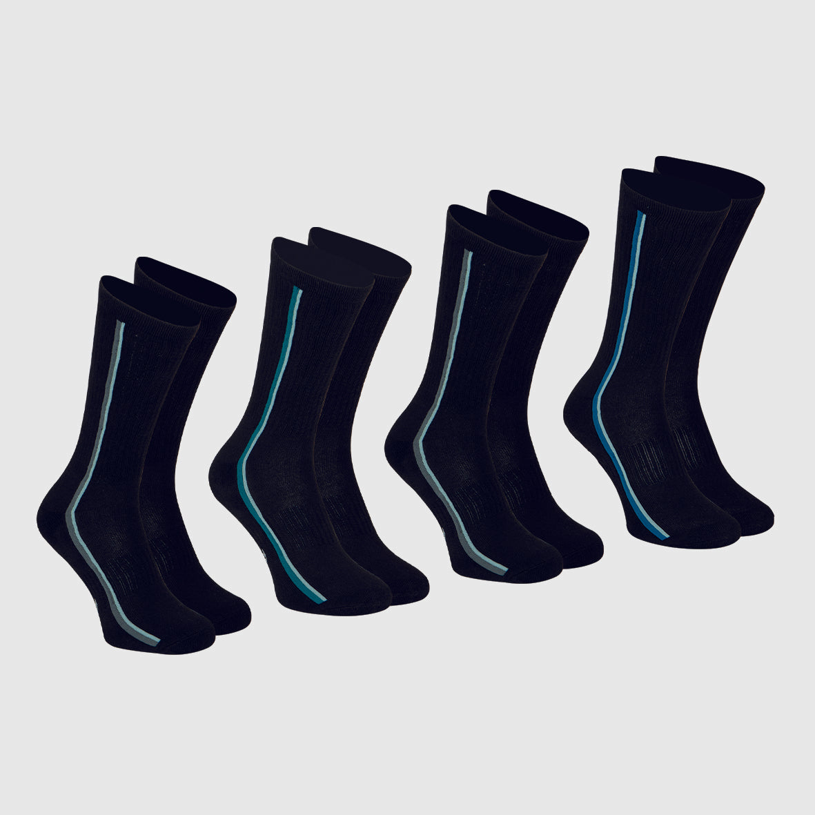 Lot de 4 mi-chaussettes homme Odor Control Athena