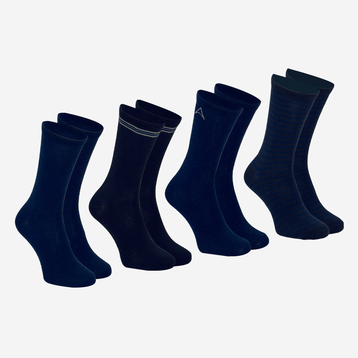 Lot de 4 mi-chaussettes homme Ecopack Athena