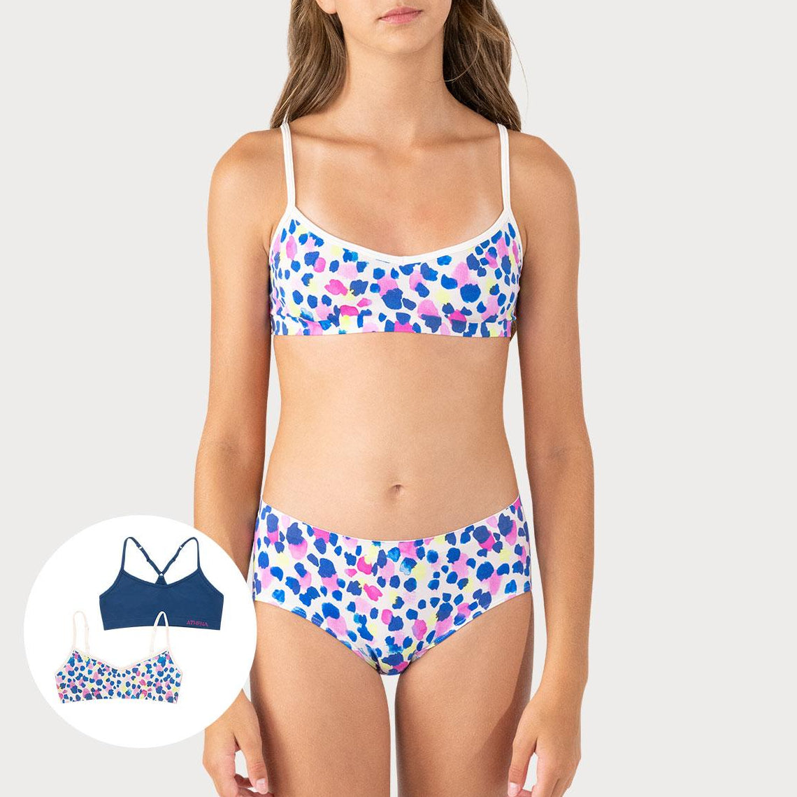 Lot de 2 brassières fille Sans Coutures Fashion Athena Fille