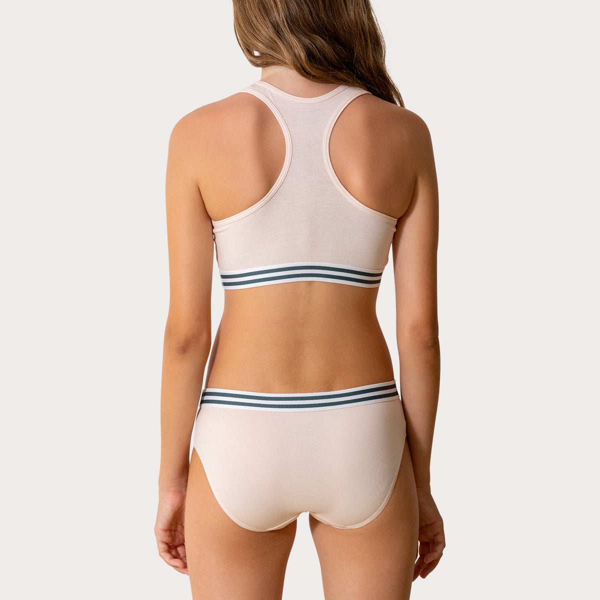 Ensemble Brassière & Slip fille Easy school Athena