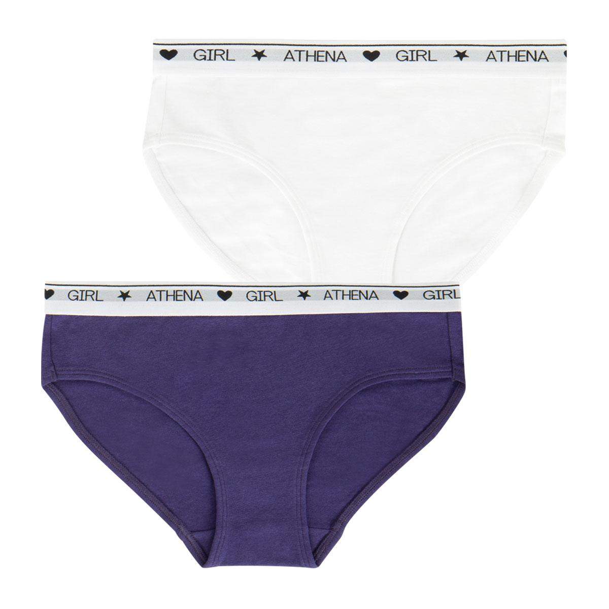 Lot de 2 slips fille Coton Ultra Doux Athena Fille