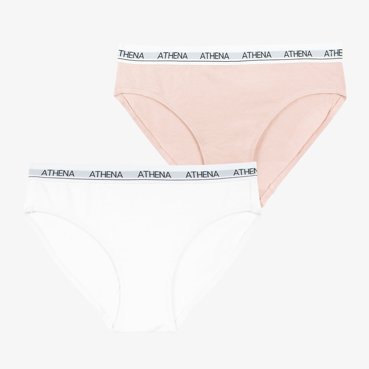 Lot de 2 slips fille Coton Ultra Doux Athena