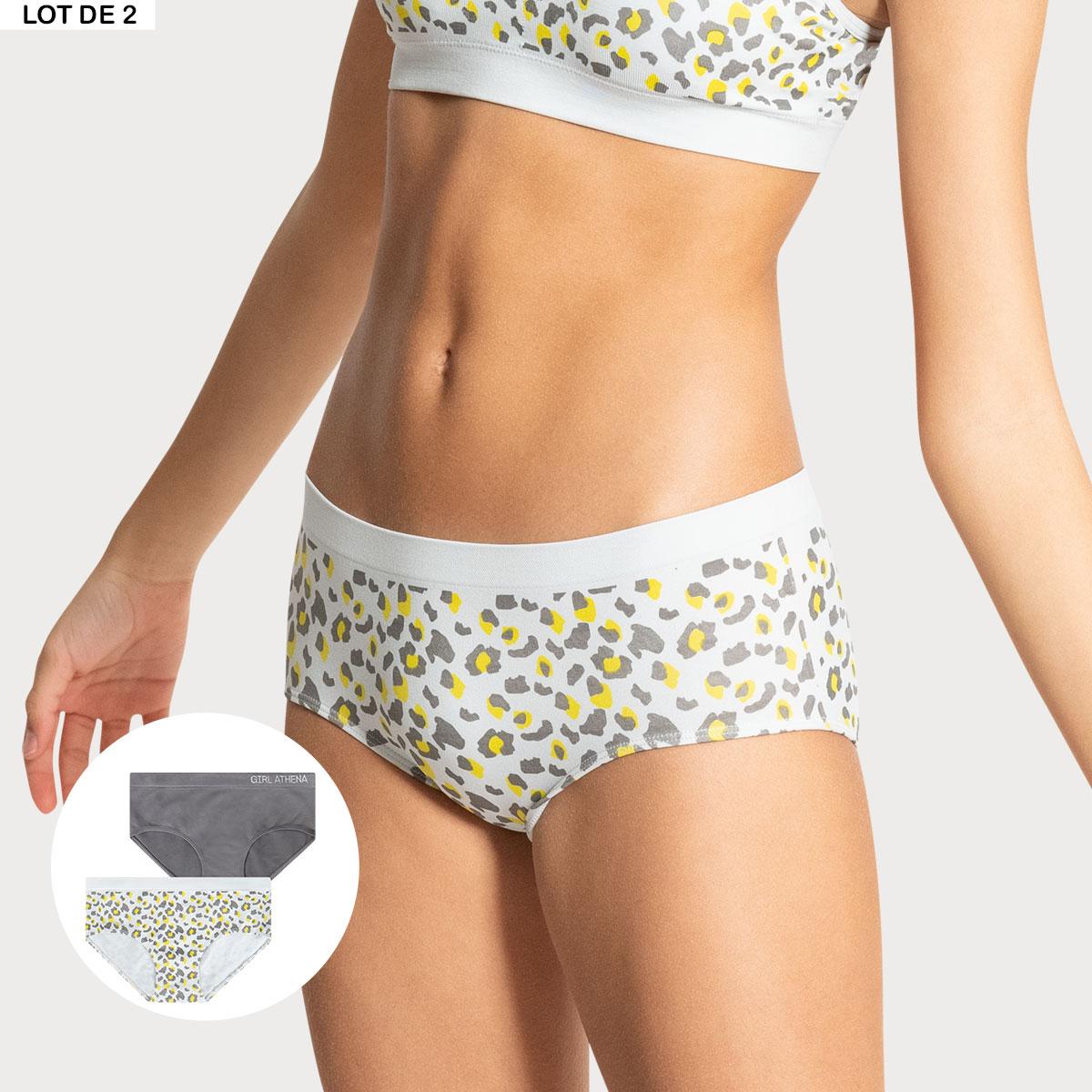 Lot de 2 culottes hipster Sans Couture Fashion by Athena Fille