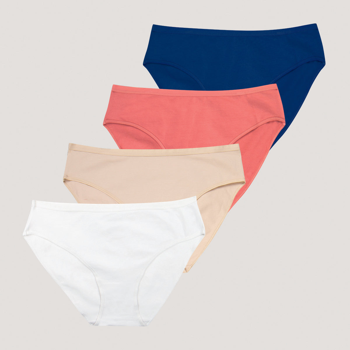 Lot de 4 culottes femme Ecopack Basic Athena