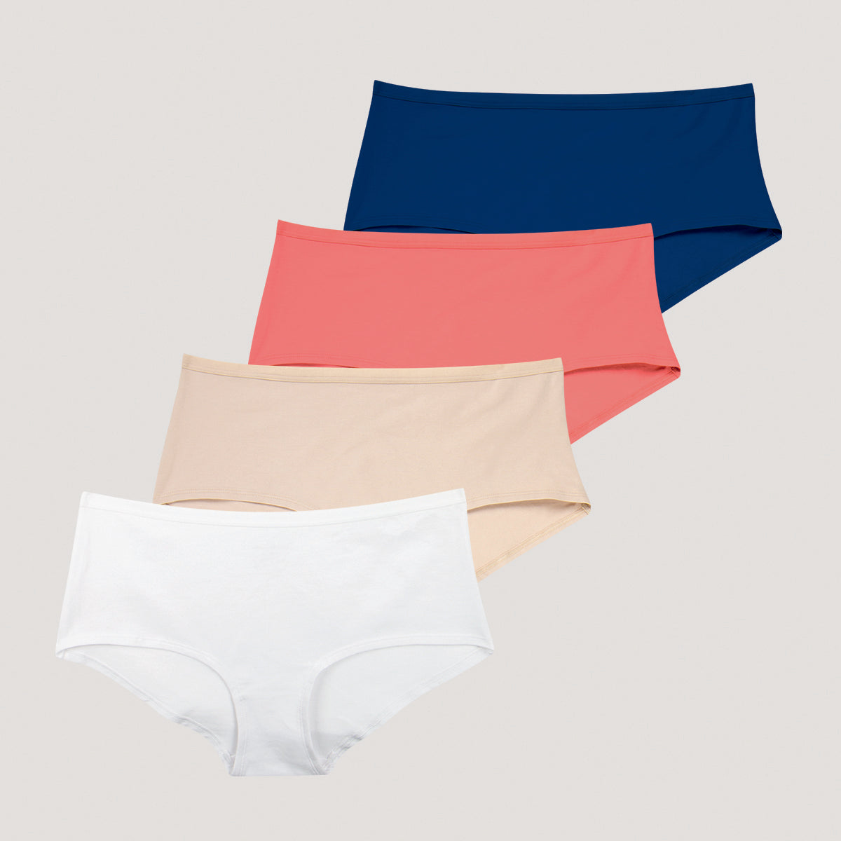 Lot de 4 boxers femme Ecopack Basic Athena